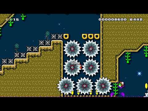 ☆★☆The poisonous jungle☆★☆ by Lionaris 🍄 Super Mario Maker 2 #ain 😶 No Commentary