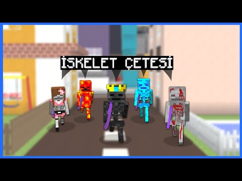 İSKELET ÇETESİ ŞEHRE BASKIN YAPIYOR! 😱 - Minecraft