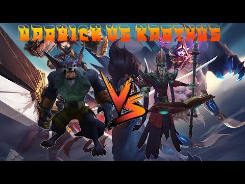 Warwick jungle ranked gameplay vs Karthus