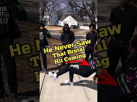 The Most Brutal Hit Caught on Camera. #fight #selfdefense #discipline #knockout #viralvideo