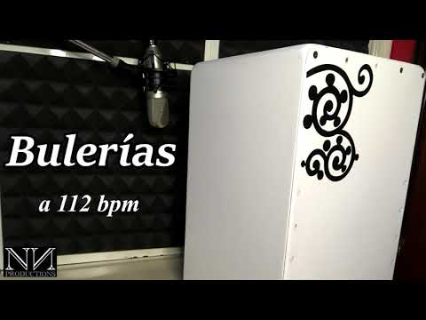 Compás por Bulerías a 112 bpm. (Solo Cajón)