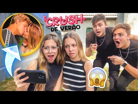 MINHAS IRMÃS DE 12 ANOS REAGIRAM AOS BEIJOS DE CRUSH DE VERÃO! •Irmãos Scribel•