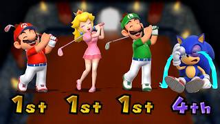 【マリオパーティ9】最強ミニゲーム決戦！ゴルフチーム（マリオ・ピーチ・ルイージ）VSソニック