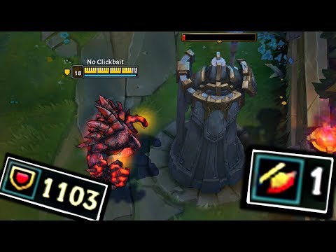 MAX ARMOR MALPHITE vs TURRET - This Full Armor Malphite Build is OP!
