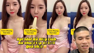 Trịnh Phong Hot Idol, Trịnh Phong xem Hot Idol Hà Diệp Linh mặc bộ này nhảy đẹp quá