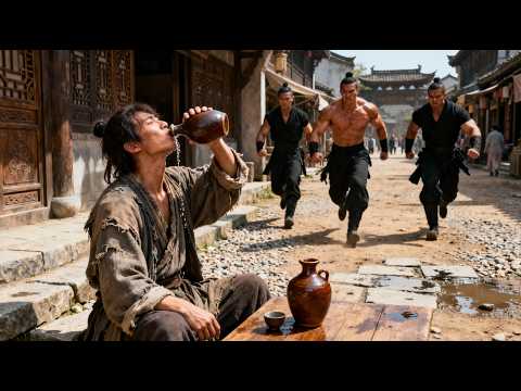 被惡霸瞧不起的落魄小伙子竟是武林高手，赤手空拳暴打惡霸！ #action #drama #war #kungfu #歷史 #武俠 #功夫