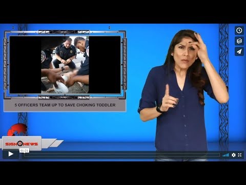 5 Officers team up to save choking toddler (ASL - 11.1.19)