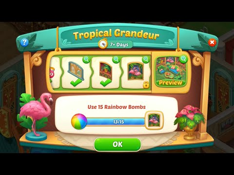 Matchington Mansion Tropical Grandeur | Tropical Grandeur | Maya Gaming Channel 🐠🐠🏝🏝