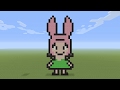 Minecraft Pixel Art Louise Belcher From Bob S Burgers
