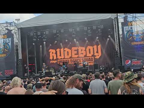 Rudeboy plays urban dance squad  live at dynamo metal fest 2023 the netherlands