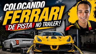 A FERRARI DE CORRIDA É BAIXA DEMAIS PARA O TRAILER! 