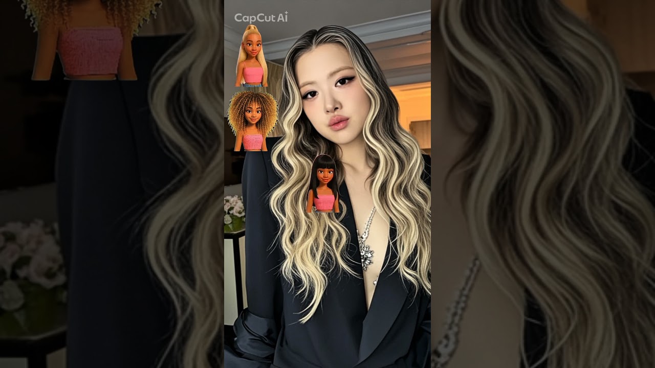 Which hairstyle suits Rosé best?#kpopworldッ#blackpink#rosé#aihairstyle#aivideo#trend#shorts