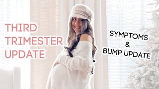 Third Trimester Pregnancy Update | SYMPTOMS & BUMP UPDATE!