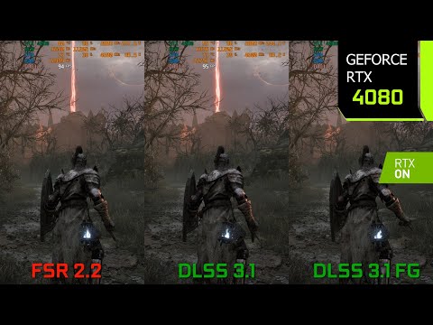 Lords of the Fallen | 1440p FSR 2.2 vs DLSS 3.1 vs DLSS 3.1 Frame Generation Comparison | RTX 4080