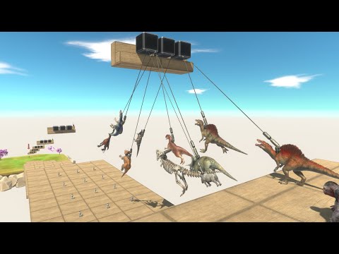 Bungee Jumping Challenge | Who Can Survive? - Animal Revolt Battle Simulator