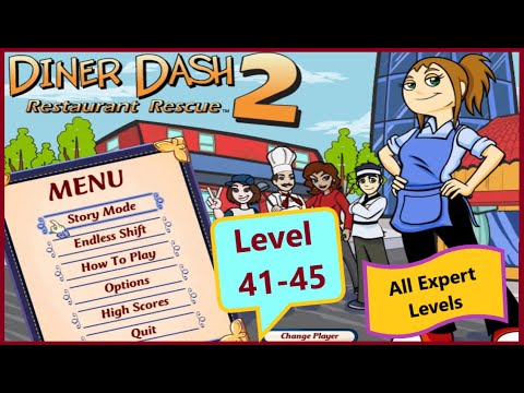 [Gameplay Walkthrough] 👾Diner Dash 2: Restaurant Rescue All Expert Levels🕰️