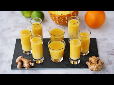 Ingwer Shot Rezept (gesund und wohltuend!)