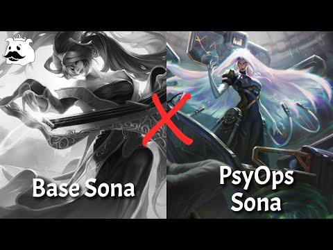 How is PsyOps Sona DIFFERENT? | Skin Comparison