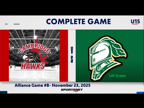 2025.11.23 LJK Green U15 vs Cambridge Hawks