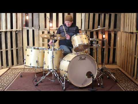 Pearl Session Studio Select Natural Birch Drum Set - 24,13,16,18