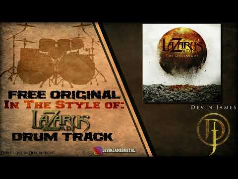 Lazarus AD Styled Free Original Drum Track - 135 BPM (FREE WAV & DRUM MIDI DOWNLOAD)