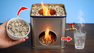How to make a 3 in 1 sand stove !  Free energy for heating that really works | Creation Holic
