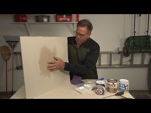 HouseSmarts Fix It in 15:00 "Remove a Water Stain on Drywall" Episode 195