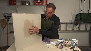 HouseSmarts Fix It in 15:00 "Remove a Water Stain on Drywall" Episode 195