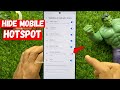 How To Hide Mobile Hotspot Icon On Your Samsung Device