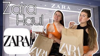 ZARA TRY ON HAUL 2021 | *YOU NEED THESE JEANS😲 | Karlee and Ambalee.