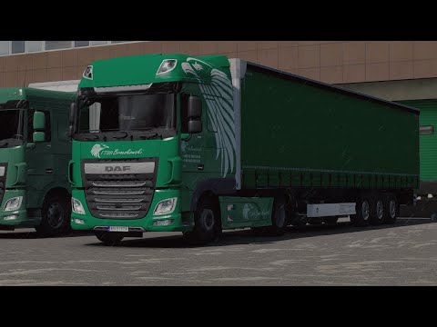 Euro Truck Simulator 2 | Relaxing Trip | Poznań - Lublin with Daf XF Euro 6