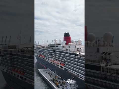 Thumbnail for Queen Elizabeth Cruise Ship #PortMiami Arrival | Oct 16 2025 #CruiseLife