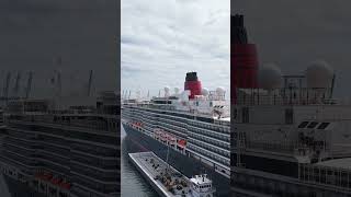 Queen Elizabeth Cruise Ship #PortMiami Arrival | Oct 16 2025 #CruiseLife