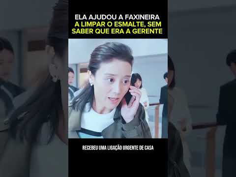 Ela ajudou a faxineira sem saber que ela era a gerente #dorama #kdrama #filmes #series