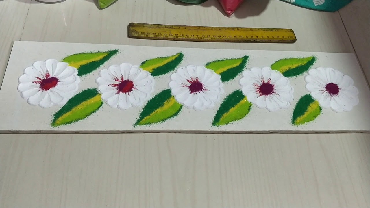 Carpet border rangoli