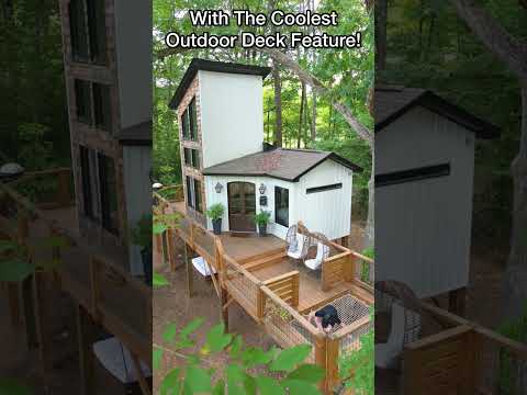 Luxury Tiny Home Treehouse w/ Unique Outdoor Deck!