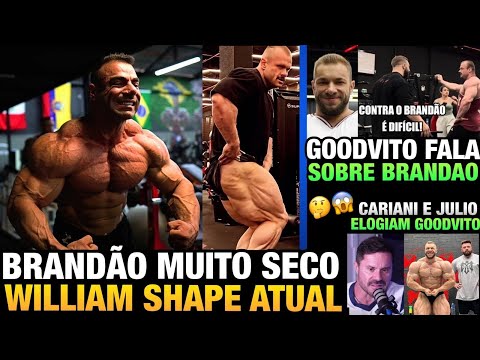BRANDÃO MUITO SECO e GOODVITO DIZ: GANHAR DO BRANDÃO SERÁ DIFÍCIL + WILLIAM IMPRESSIONA