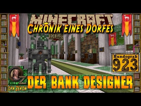 Minecraft #923-Chronik eines Dorfes- Der Bank Designer [HD+Deutsch]