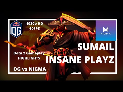 Dota 2 Gameplay   Sumail   Ember Spirit   OG vs Nigma   Game 1