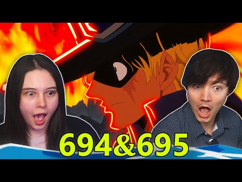 SABO VS FUJITORA 🔥☄️ One Piece Ep 694 & 695 REACTION & REVIEW