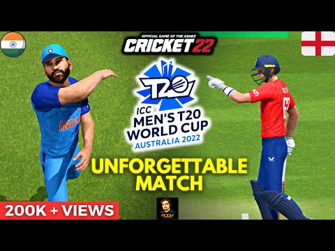 India vs England T20 World Cup 2022 Semi Final Match In Cricket 22 - RtxVivek