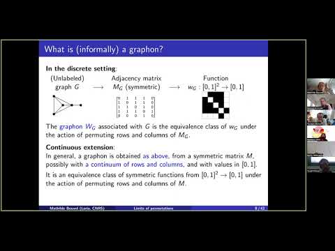Mathilde Bouvel: "Limits of permutations and graphs avoiding substructures"