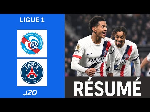 Strasbourg PSG | 1-2 | Résumé | Ligue 1 2025-26 | psg strasbourg