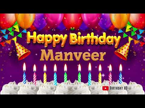 Manveer Happy birthday To You - Happy Birthday song name Manveer 🎁