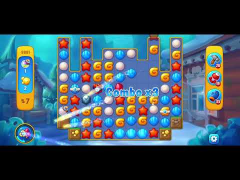 Fishdom Gameplay Level 9881- No Boosters