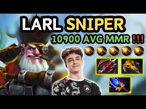 🔥 LARL SNIPER Midlane Highlights 🔥 10900 AVG MMR Pub LARL - Dota 2