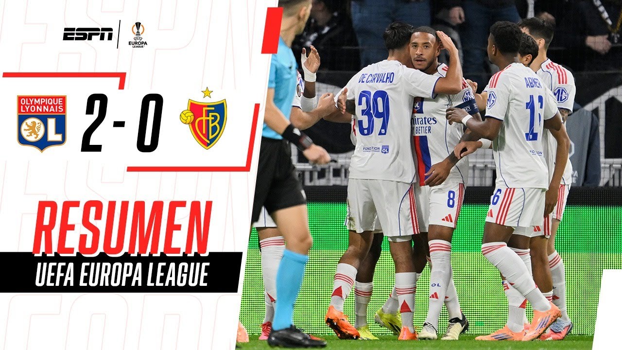 TOLISSO JUGÓ UN PARTIDAZO Y EL LYON FESTEJÓ ANTE SU GENTE | Olympique Lyon 2-0 Basilea | RESUMEN