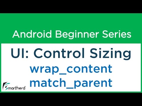10 Android Tutorial User Interface Control Sizing GETTING STARTED