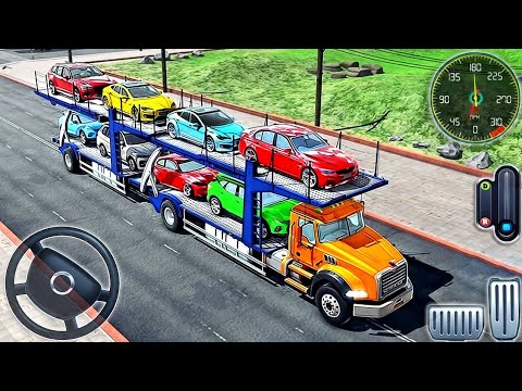 Trailer Truck Car Transport 3D || Multi Cars Transporter Vehicles Simulator ||