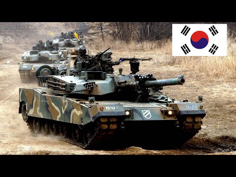 South Korean Army "K1 Tank" in Action | Powerful Main Battle Tank